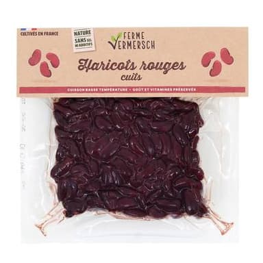 Ferme Vermersch Haricots Rouges Cuits, 300g