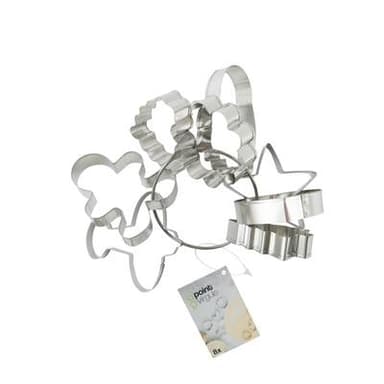 Point virgule Set de 8 emporte-pièces en métal