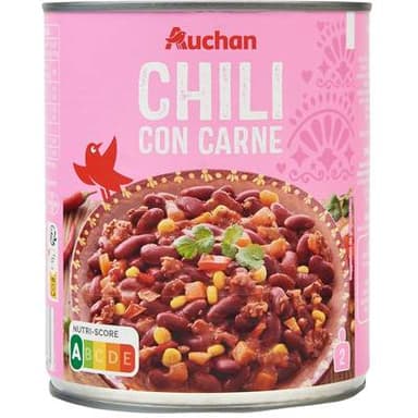 Auchan Chili con carne, 820g