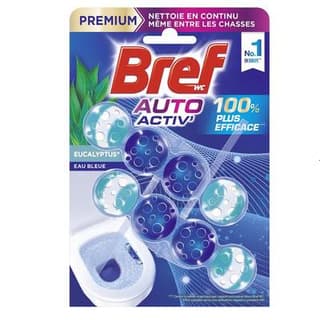 Bref Wc Bloc WC Auto Activ' eucalyptus, 2 blocs