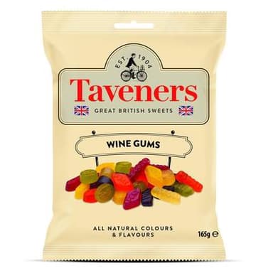 Taverners Wine gums, 165g