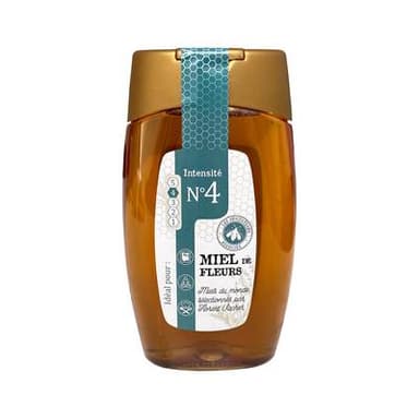 Les apiculteurs associés Miel de Fleurs Liquide, 500g