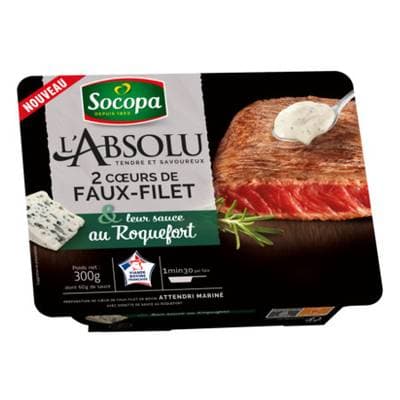 3039050351883 - Socopa - L'Absolu - Coeur de Faux Filet sauce roquefort