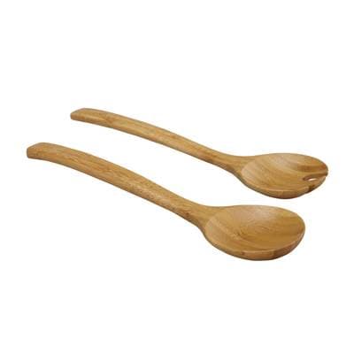 Point virgule Couverts à salade en bambou, 30,5 cm