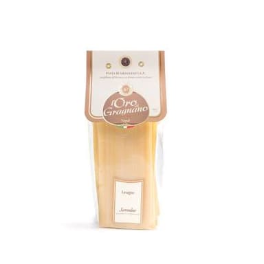 L'Oro Di Gragnano Pâtes à Lasagnes artisanales IGP Premium, 500g