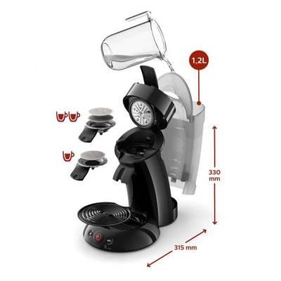 8710103822783 - Philips - Cafetière à Dosette SENSEO®  Noir Corbeau HD6554/6