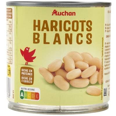Auchan Haricots Blancs, 250g