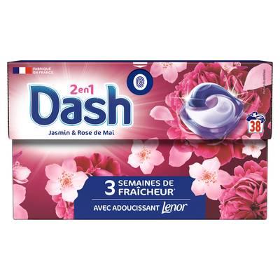 Dash - Lessive capsules Jasmin Rose de Mai