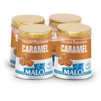 Malo Emprésuré Caramel, 4x125g