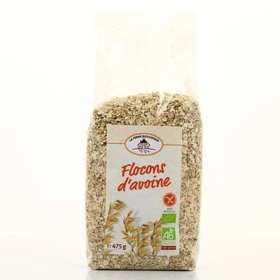 La Ferme Biologique Flocons d'Avoine Bio, 475g