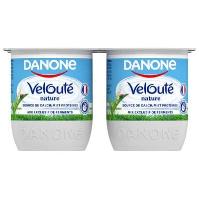 Velouté Yaourt Brassé Nature, 4x125g