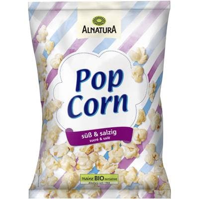 Alnatura Pop-corn sucré et salé bio, 80g