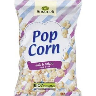 Alnatura Pop-corn sucré et salé bio, 80g