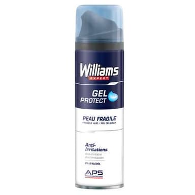 Williams Gel à raser peau fragile, 200ml