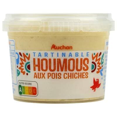 Auchan Houmous Tartinable aux Pois Chiches, 100g