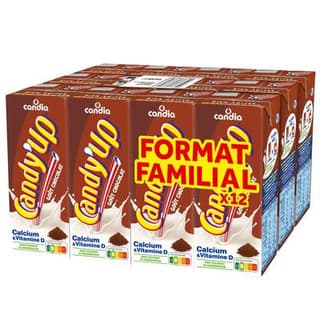 Candy-Up Boisson lactée chocolat, 12x20cl