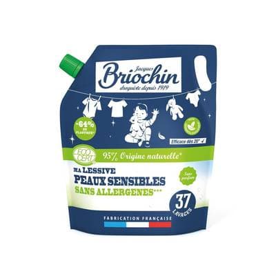 Briochin Recharge Lessive Peau Sensible Sans Allergènes, 1,75L