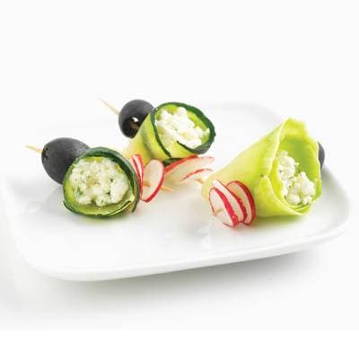 3485990217183 - Mastrad - Taille légumes 3 lames, brosse et recettes