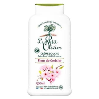 Le petit Olivier Crème de douche Extra Douce & Hydratant Fleur de Cerisier, 500ml