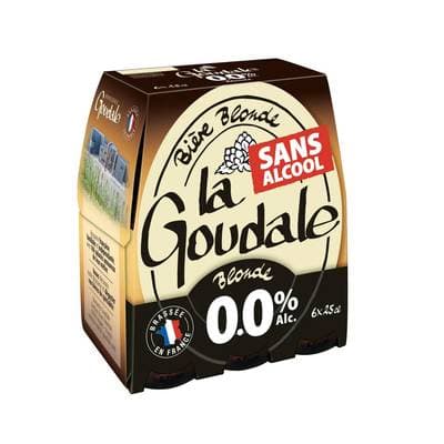 La Goudale Bière blonde sans alcool 0°, 6x25cl