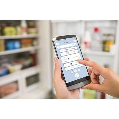 3485990937883 - Mastrad - Bocal en verre/bambou connecté STOR'EAT