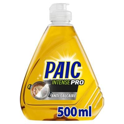 Paic Intense Pro liquide vaisselle ultra dégraissant anticalcaire, 500ml