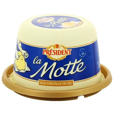 Président Motte de beurre aux cristaux de sel, 250g