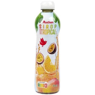 Auchan Sirop tropical, 75cl