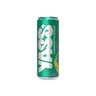 Yass Soda probiotic saveur citron citron vert, 33cl