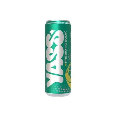Yass Soda probiotic saveur citron citron vert, 33cl