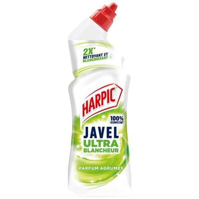 Harpic Gel WC Javel Extra Blancheur Agrumes, 750ml