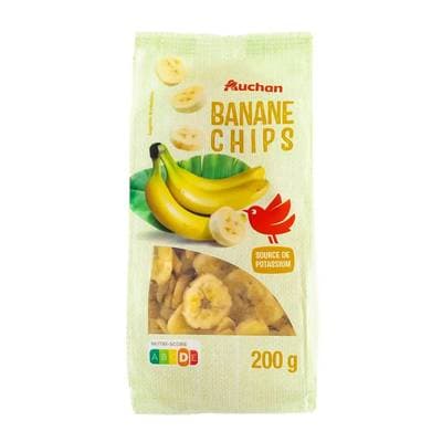 Auchan Banane Chips, 200g