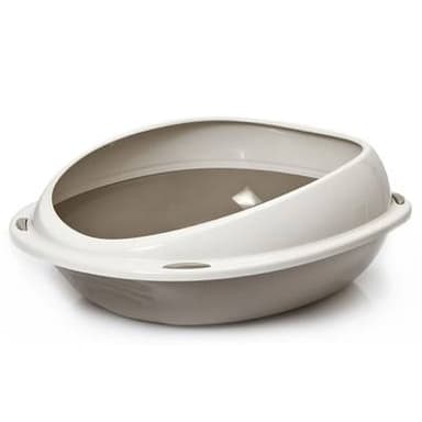 Aime Bac à litière ovale avec rebord grand modèle, Dimensions  57 x 40 x 19 cm