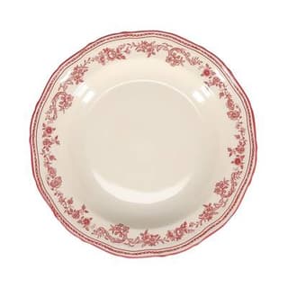 Collection Cyril Assiette creuse 23/17xH4cm burgundy, 1 pièce