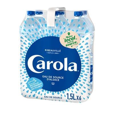Carola Eau de souce d'Alsace, 6x1,5L