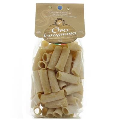 L'Oro Di Gragnano Pâtes Rigatoni artisanales de Naples IGP Premium, 500g