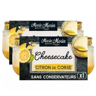 Marie Morin Chessecake citron de Corse, Lot de 2x100g