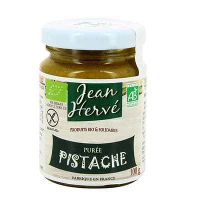 Jean Hervé Purée de pistache bio, sans gluten, 100g