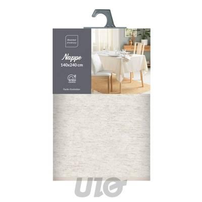 3574387233384 - Douceur D Interieur - Nappe rectangle polyester / lin Pauline