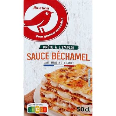 Auchan Sauce béchamel UHT, 50cl
