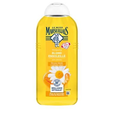 Le Petit Marseillais Shampoing blond ensoleillé fleur de camomille et miel de fleurs, 300ml