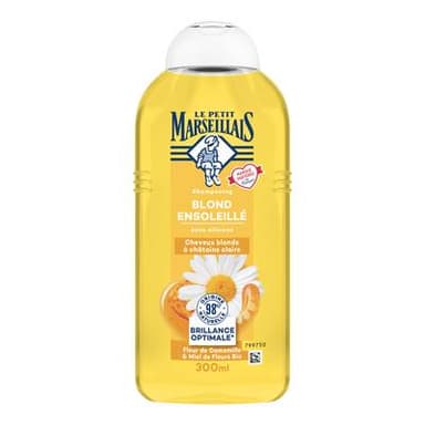 Le Petit Marseillais Shampoing blond ensoleillé fleur de camomille et miel de fleurs, 300ml