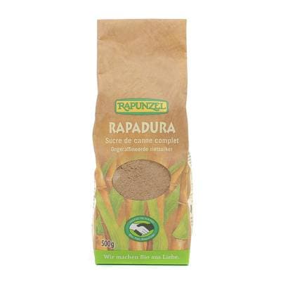 Rapunzel Rapadura, sucre de canne complet bio, 500g