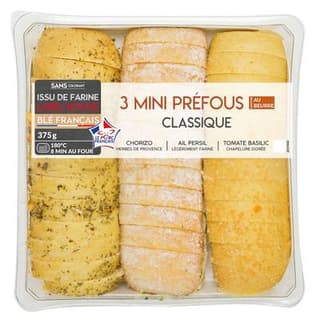 Mix Assortiment mini préfous, 3 pièces - 375g