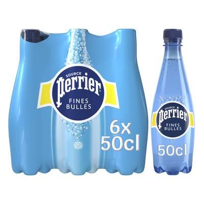 Perrier Fines Bulles - Eau gazeuse minérale naturelle finement pétillante