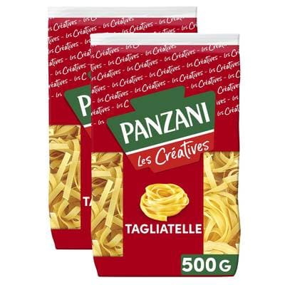 Panzani Pâtes Tagliatelles, Lot de 2x500g