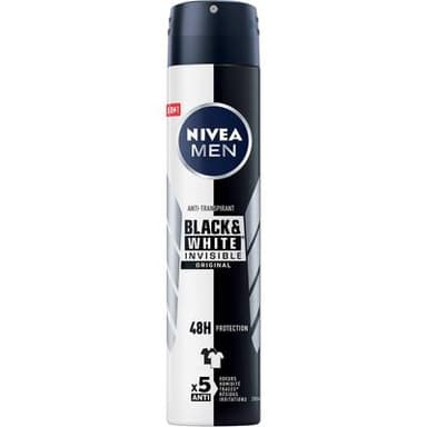 Nivea Men Déodorant spray invisible for black & white power, 200ml