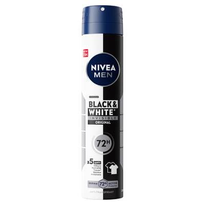 Nivea Men Déodorant spray invisible for black & white power, 200ml