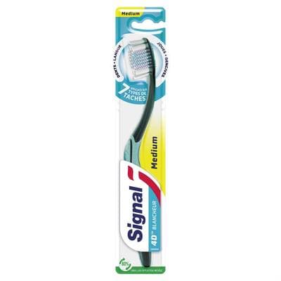 Signal Brosse à dents 4D Blancheur Medium, 1 brosse à dents