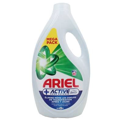 Ariel Lessive Liquide Active Odor Defense, 1,98L